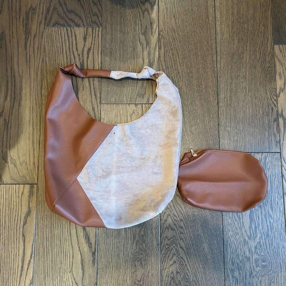 Two-tone Love Knot Slouchy Bag - Sample Bag - Brand New - Picture 5 of 6